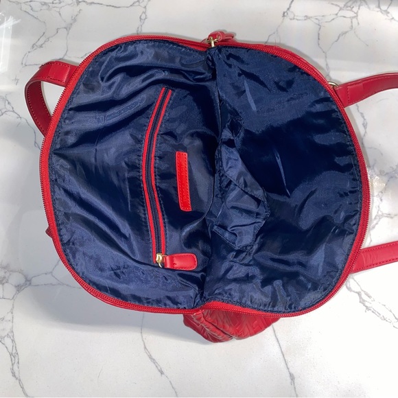 Tommy Hilfiger Handbag Purse Red Monogram Women’s - Picture 4 of 10